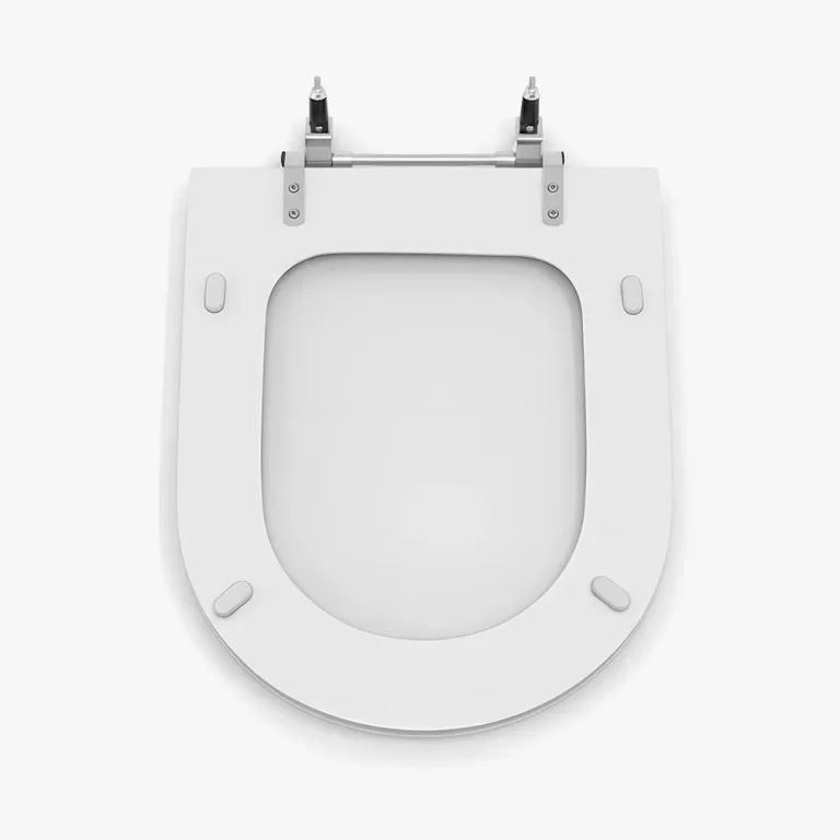 Assento sanitário de Poliéster Fenix modelo Carrara, cor Gelo
